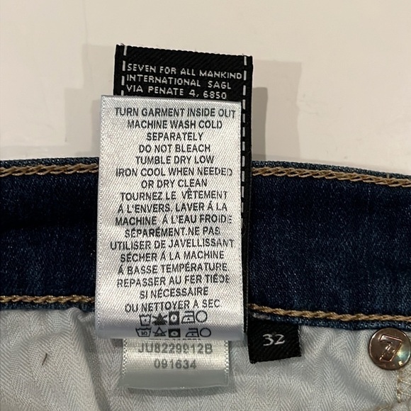7 For All Mankind High Waist Ankle Gwenevere Size 32 - Picture 13 of 16
